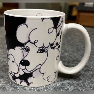 Loralie Harris Mug Poodles 2007 Ceramic 10 oz Cup Loralie Designs